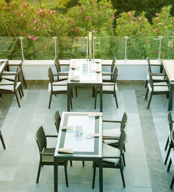 Rooftop Seating Area